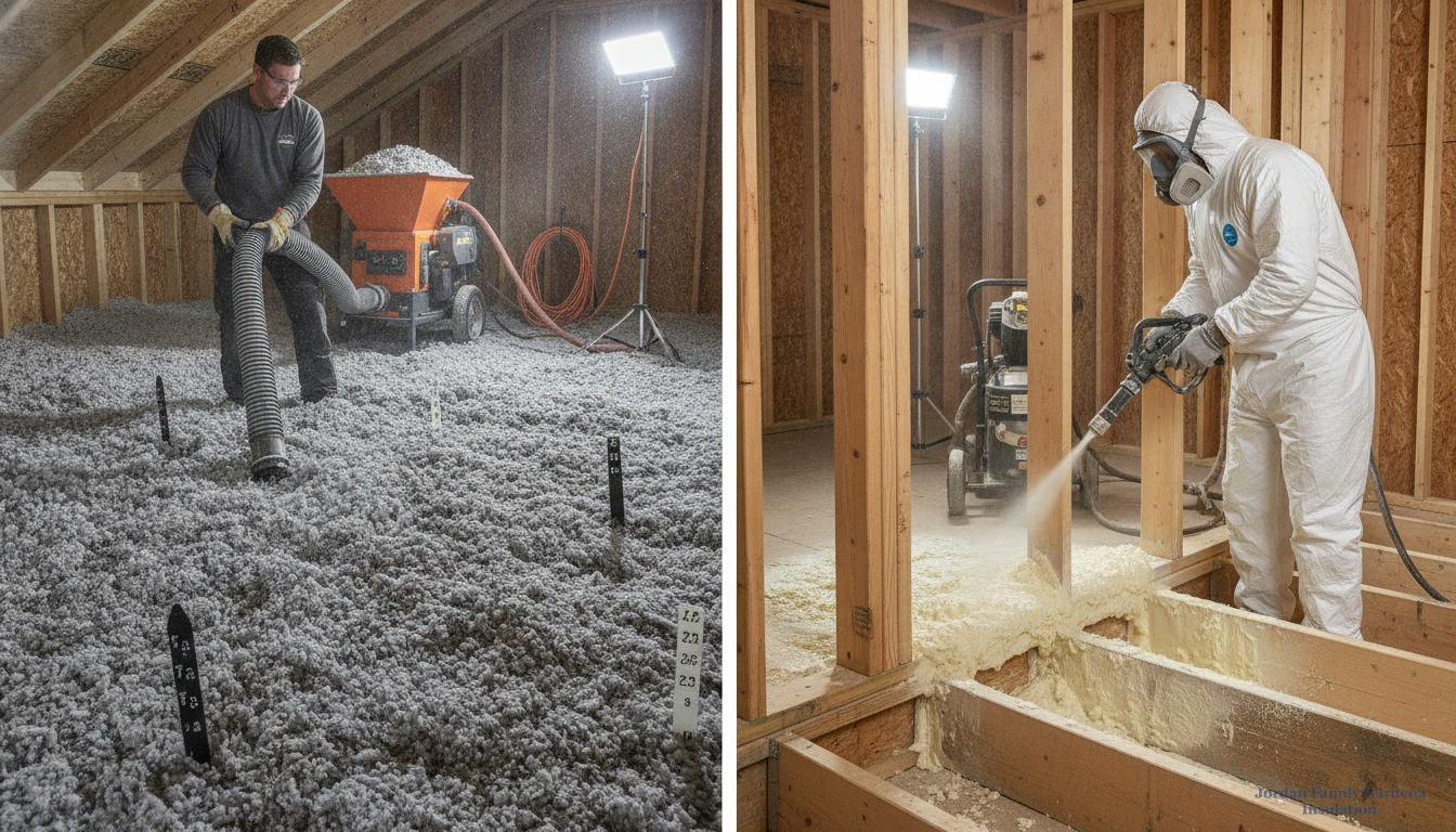 Blown-In vs. Spray Foam Insulation: Which Is Best for Your Gardena Home?